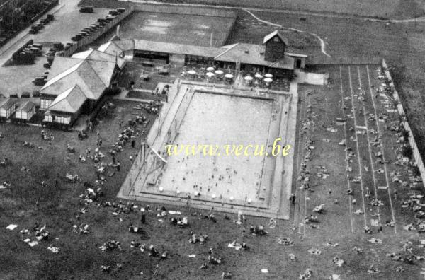 ancienne carte postale de Evere Piscine 