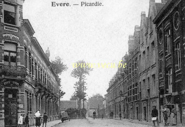 ancienne carte postale de Evere Picardie