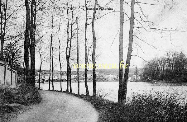 ancienne carte postale de Watermael-Boitsfort Etang et Panorama
