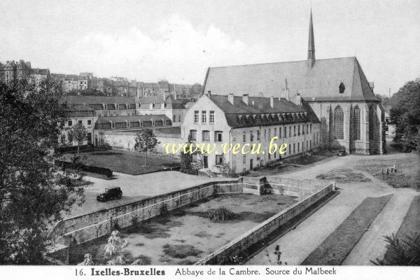 postkaart van Elsene Abbaye de la Cambre - Source du Malbeek