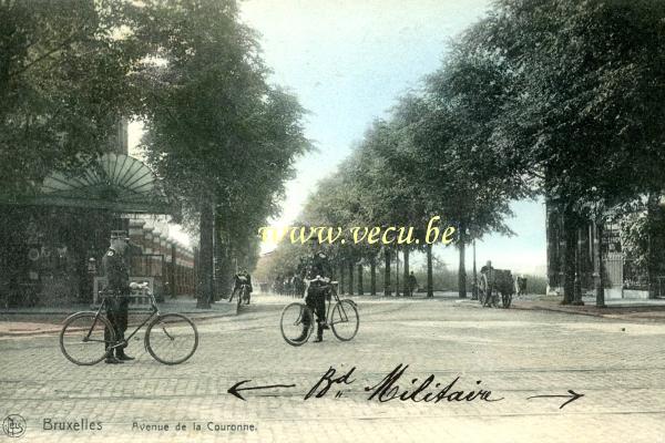 postkaart van Elsene Avenue de la Couronne