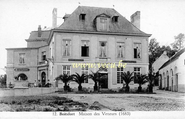 ancienne carte postale de Watermael-Boitsfort Maison des Veneurs