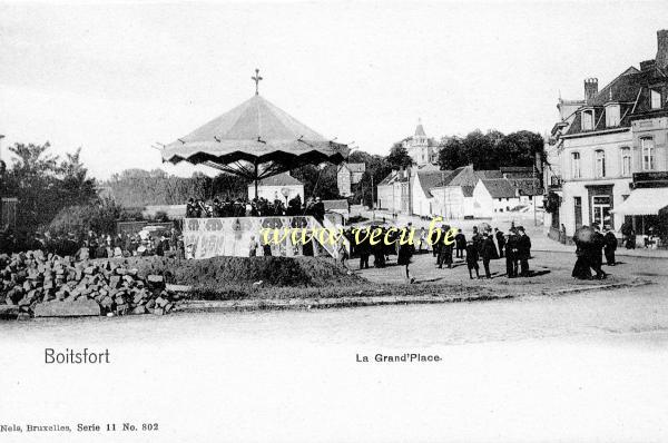 ancienne carte postale de Watermael-Boitsfort La Grand'Place (actuelle place Payfa-Fosseprez)