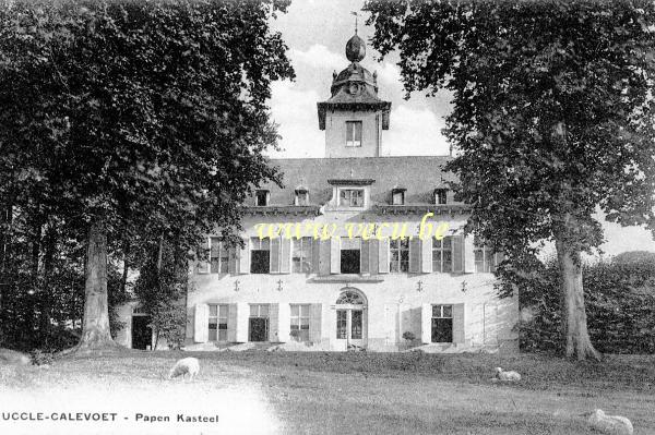 ancienne carte postale de Uccle Papen Kasteel