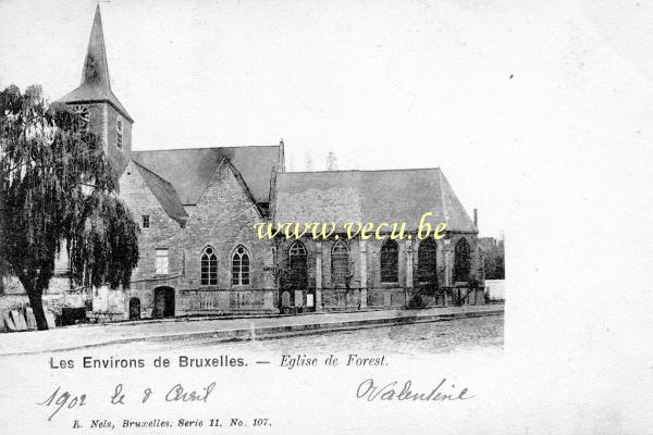 postkaart van Vorst Eglise de Forest