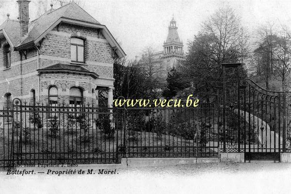 ancienne carte postale de Watermael-Boitsfort Prpriété de M. Morel