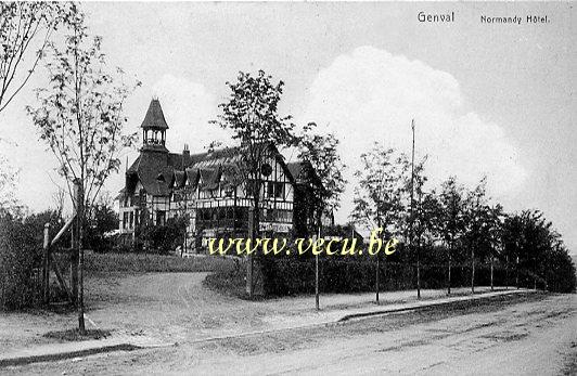ancienne carte postale de Genval Normandy Hôtel