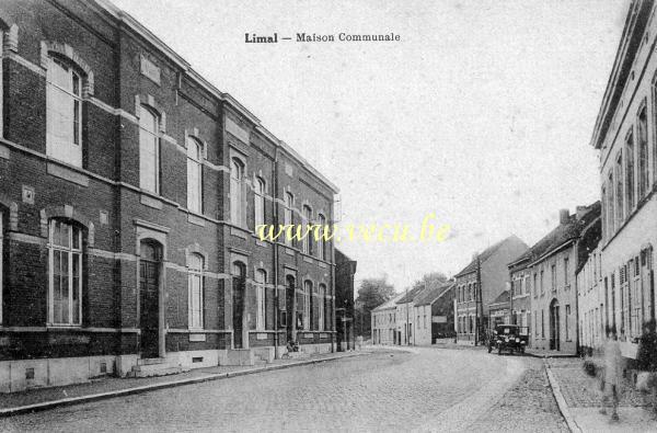 ancienne carte postale de Limal Maison communale