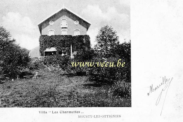 ancienne carte postale de Céroux-Mousty Mousty-lez-Ottignies - Villa les Charmettes