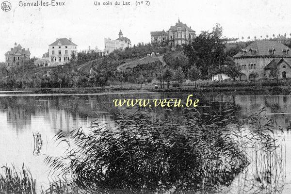 postkaart van Genval Un coin du lac