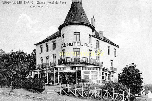 ancienne carte postale de Genval Grand Hôtel du parc