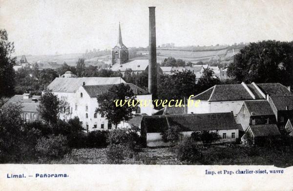 ancienne carte postale de Limal Panorama