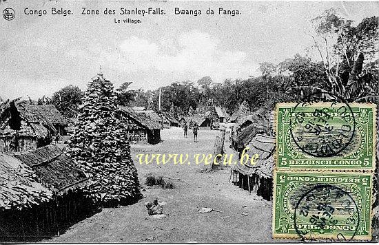 postkaart van Stanley-falls Bwanga da Panga - het dorp