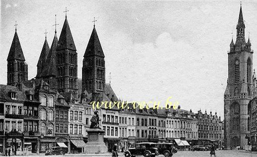 postkaart van Doornik La Grand'Place