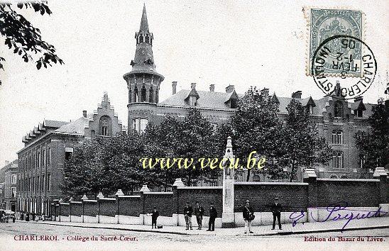 postkaart van Charleroi Collège du Sacré-Coeur