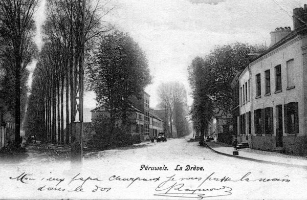 ancienne carte postale de Péruwelz La Drève