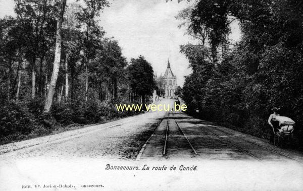 postkaart van Bonsecours La route de Condé