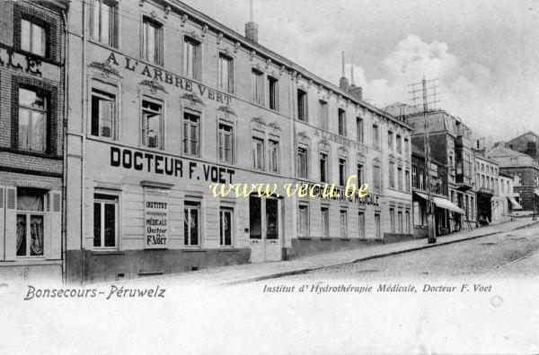 ancienne carte postale de Bonsecours Institut d'hydrothérapie médicale, Docteur F. Voet