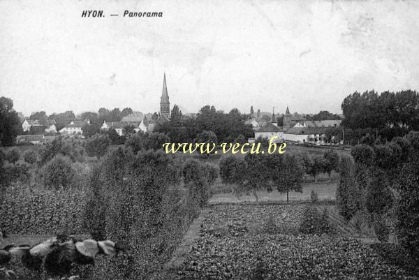 ancienne carte postale de Hyon Panorama