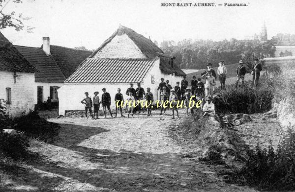 ancienne carte postale de Mont-Saint-Aubert Panorama