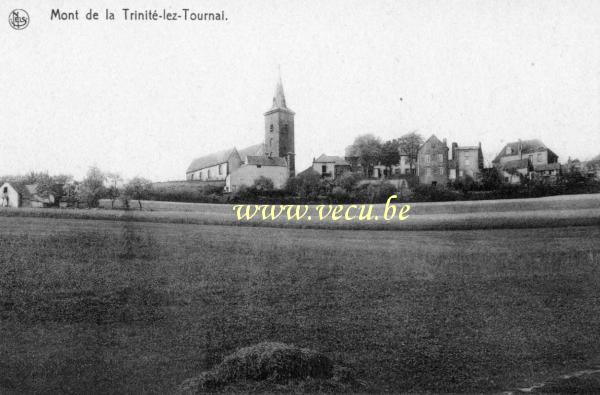 ancienne carte postale de Mont-Saint-Aubert Mont de la trinité-les-Tournai