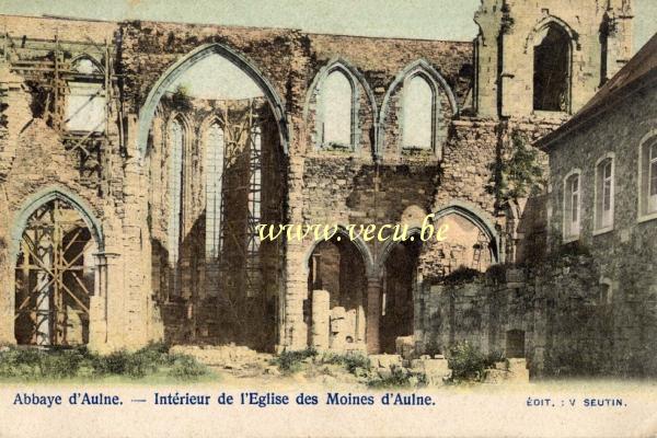 postkaart van Thuin Abbaye d'Aulne - Intérieur de l'église des Moines d'Aulne