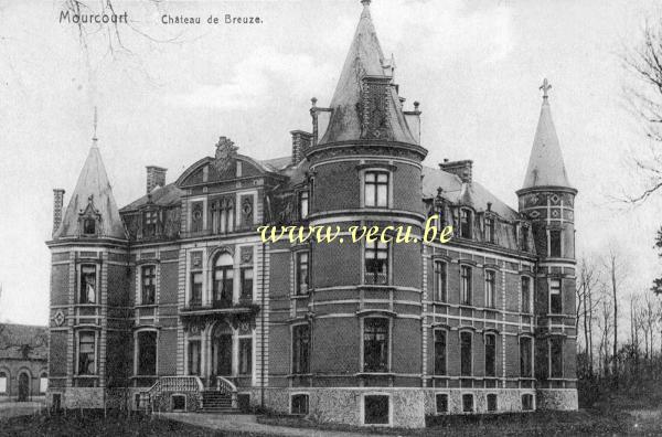 ancienne carte postale de Mourcourt Château de Breuze