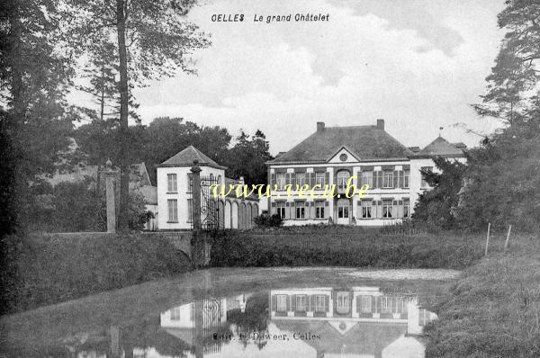 ancienne carte postale de Celles-en-Hainaut Le grand Châtelet