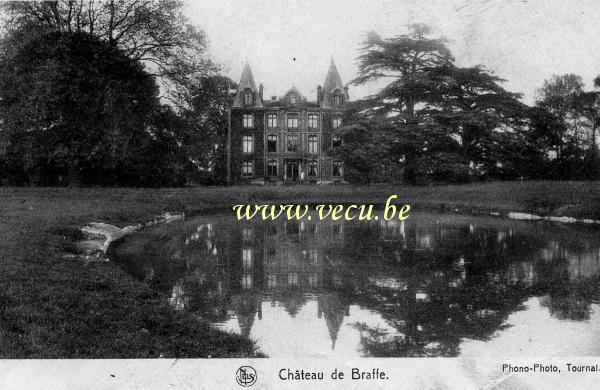 ancienne carte postale de Péruwelz Château de Braffe