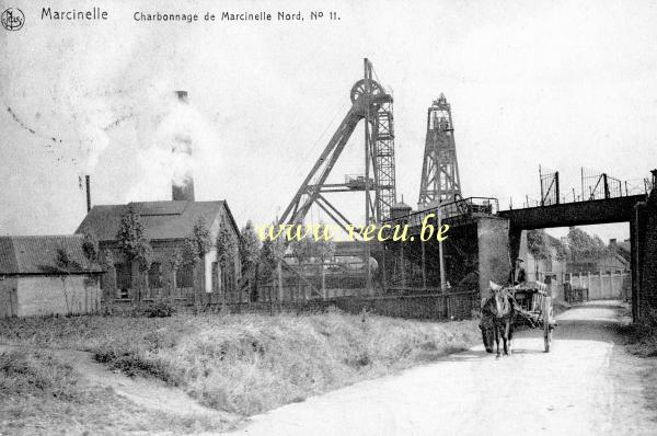 postkaart van Marcinelle Charbonnage de Marcinelle Nord