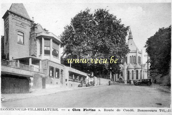 ancienne carte postale de Bonsecours 