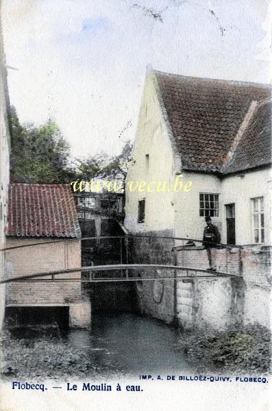 ancienne carte postale de Flobecq Le Moulin à eau
