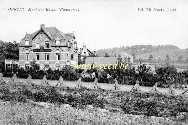 ancienne carte postale de Orroir Mont de l'Enclus - panorama
