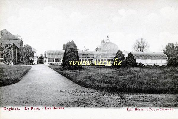 ancienne carte postale de Enghien Le Parc  - Les Serres