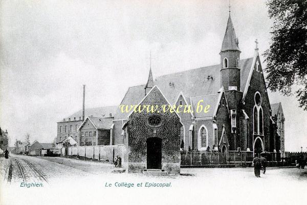 postkaart van Edingen Le collège et épiscopal
