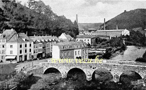 ancienne carte postale de Malmedy Ueberbrück - Outrelepont