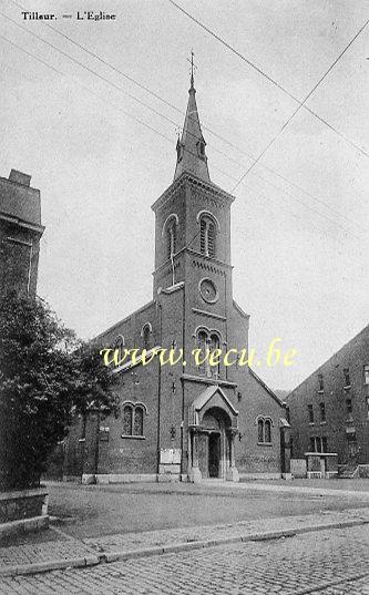 ancienne carte postale de Tilleur L'Eglise
