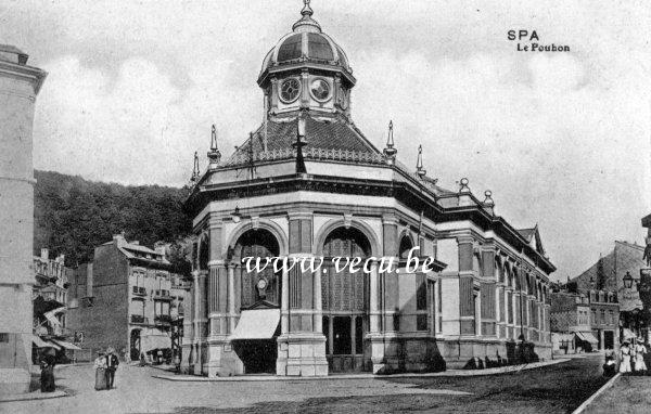 ancienne carte postale de Spa Le Pouhon