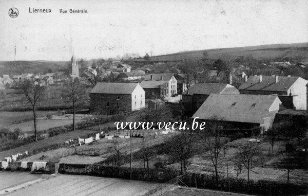 ancienne carte postale de Lierneux Vue générale