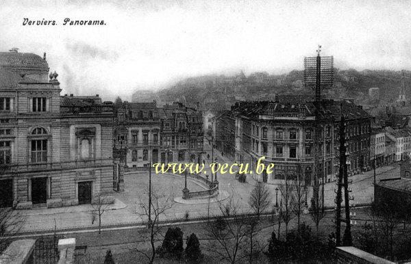 ancienne carte postale de Verviers Panorama