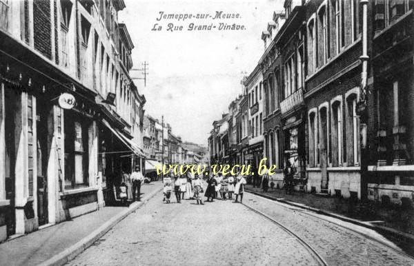 postkaart van Jemeppe-sur-Meuse La rue Grand-Vinâve