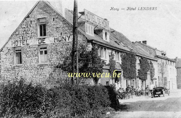 ancienne carte postale de Hony Hôtel Lenders