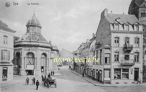 ancienne carte postale de Spa Le Pouhon