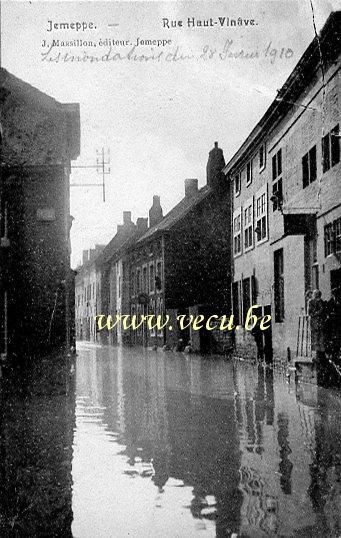 ancienne carte postale de Jemeppe-sur-Meuse Rue Haut-Vinâve