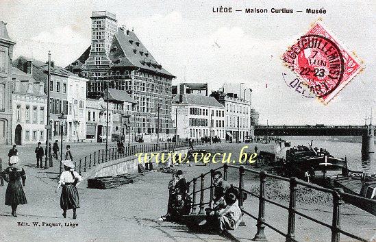 ancienne carte postale de Liège Maison Curtius - Musée