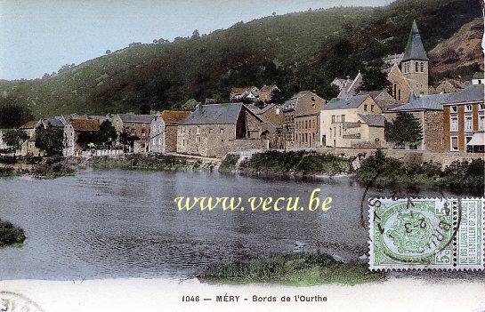 Cpa de Méry Bords de l'Ourthe