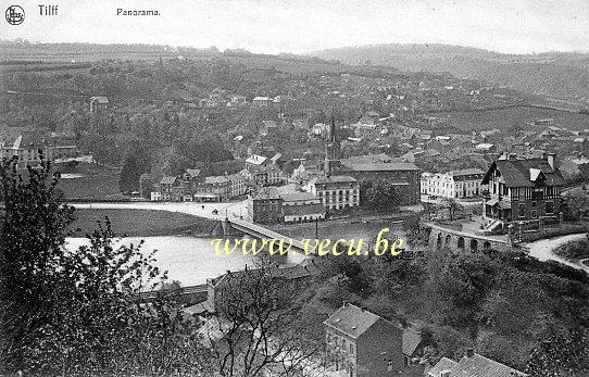 ancienne carte postale de Tilff Panorama