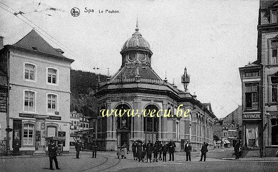 ancienne carte postale de Spa Le Pouhon