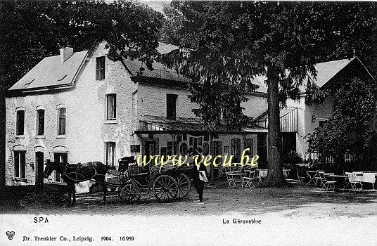 postkaart van Spa La Géronstère