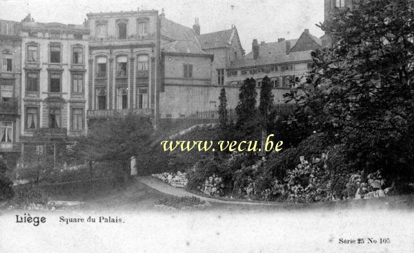 postkaart van Luik Square du Palais